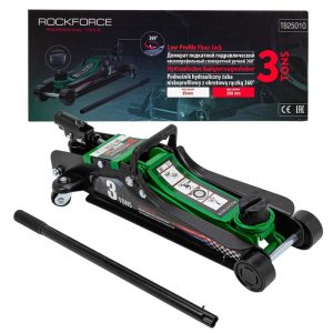НИСКОПРОФИЛЕН КРИК 3 ТОНА С ВЪРТЯЩА ДРЪЖКА 85 - 380 ММ ROCKFORCE