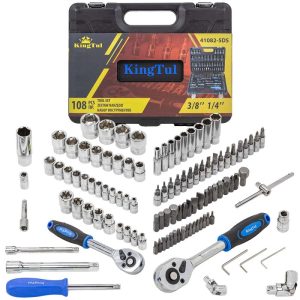 ГЕДОРЕ КОМПЛЕКТ 108 ЧАСТИ 1/4'' 1/2'' KINGTUL
