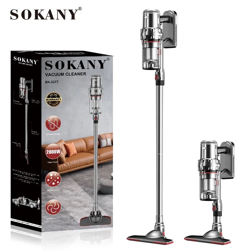 БЕЗЖИЧНА ПРАХОСМУКАЧКА SOKANY SK-3377 ЦИКЛОННА