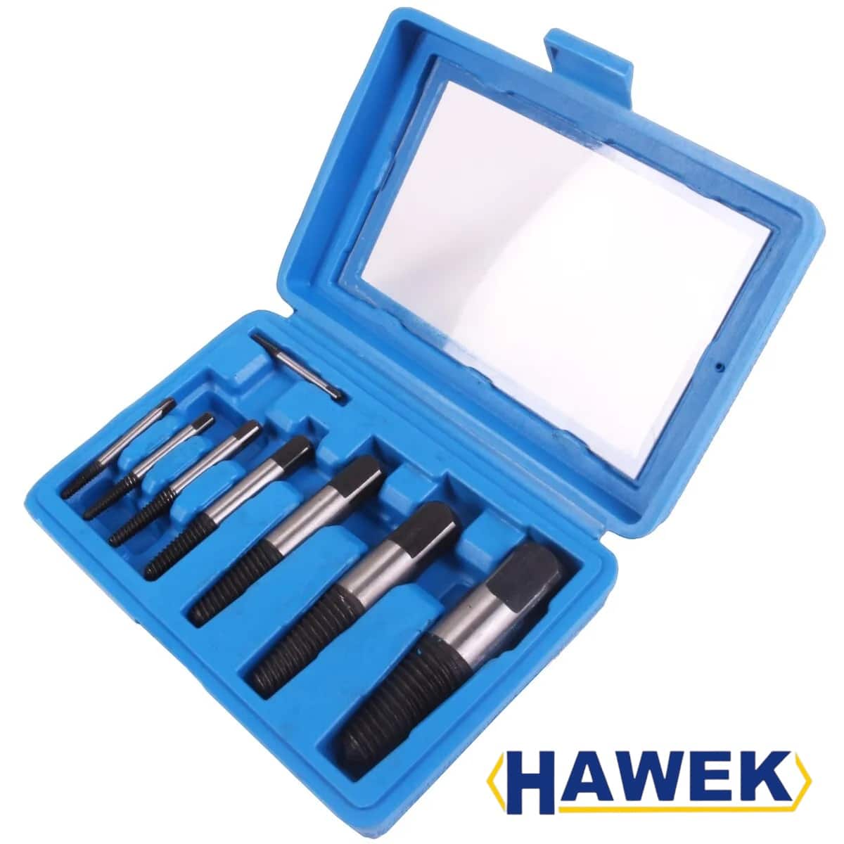 ЕКСТРАКТОРИ HAWEK 8 ЧАСТИ ЗА БОЛТОВЕ И ВИК, 3-26 ММ