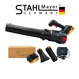 АКУМУЛАТОРНА ДУХАЛКА ЗА ЛИСТА С ДВЕ БАТЕРИИ - ВЪЗДУХОДУВКА 36V 8AH STAHLMAYER