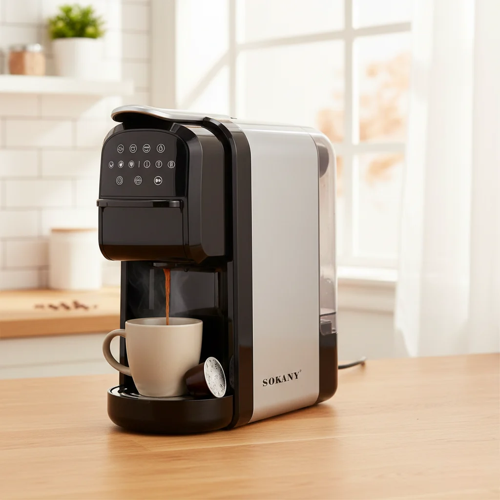 КАФЕМАШИНА SOKANY SK-04031 3-В-1 1400W, 700 МЛ