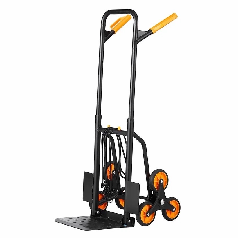 КОЛИЧКА ЗА СТЪЛБИ HAWEK HW-9034 200 КГ, 6 КОЛЕЛА