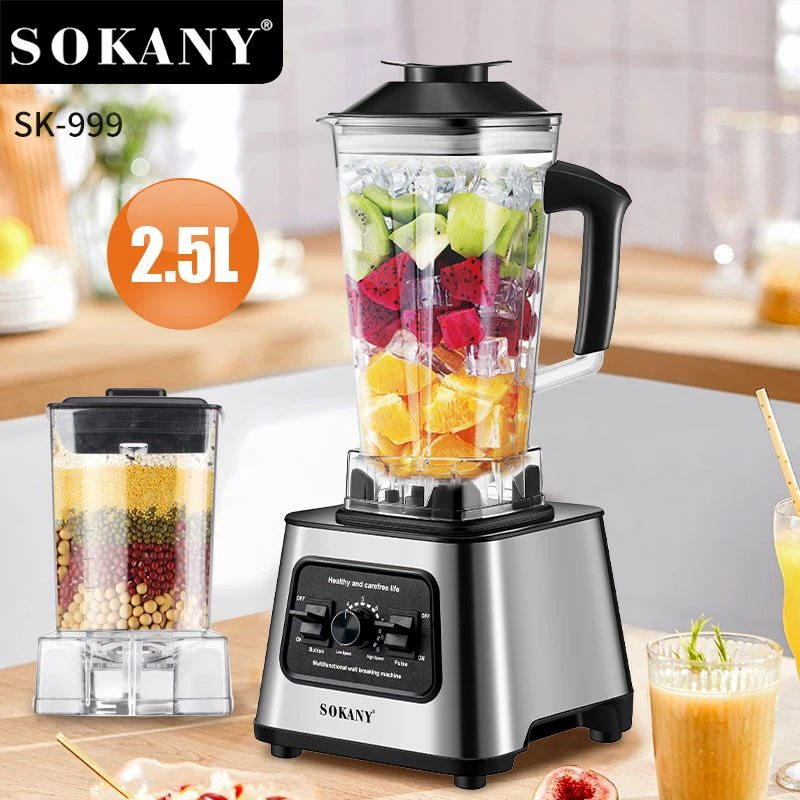 МУЛТИФУНКЦИОНАЛЕН БЛЕНДЕР SOKANY SK-999 6000W, 2.5L