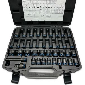 КОМПЛЕКТ УДАРНИ ВЛОЖКИ 1/2" 40 ЧАСТИ KRAFTWELLE
