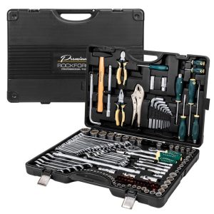 ГЕДОРЕ 1/4", 3/8", 1/2" 142+6 ЧАСТИ ROCKFORCE PREMIUM