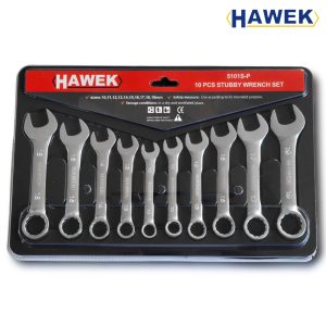 КОМПЛЕКТ КЪСИ ЗВЕЗДОГАЕЧНИ КЛЮЧОВЕ 10 ЧАСТИ HAWEK