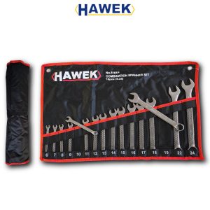 КОМПЛЕКТ ЗВЕЗДОГАЕЧНИ КЛЮЧОВЕ 6 - 24 ММ 16 ЧАСТИ HAWEK