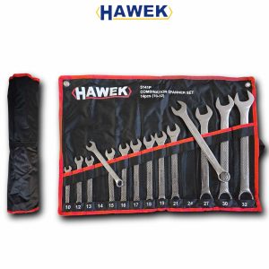 КОМПЛЕКТ ЗВЕЗДОГАЕЧНИ КЛЮЧОВЕ 10 - 32 ММ 14 ЧАСТИ HAWEK