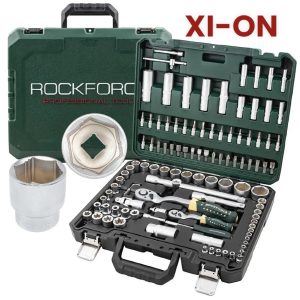 ГЕДОРЕ 108 ЧАСТИ 1/2'' И 1/4'' СЪС СПЕЦИАЛНИ ВЛОЖКИ ROCKFORCE XI-ON