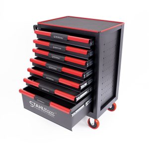 ПРАЗЕН ШКАФ ЗА ИНСТРУМЕНТИ СЪС 7 ЧЕКМЕДЖЕТА STAHLMAYER RED-LINE