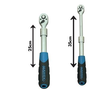ТЕЛЕСКОПИЧНА РЕВЕРСИВНА ТРЕСЧОТКА 3/8" 250 - 350 ММ HAWEK
