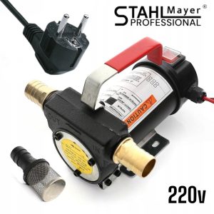ЕЛЕКТРИЧЕСКА ПОМПА ЗА МОТОРНО МАСЛО И ГОРИВО 220V STAHLMAYER
