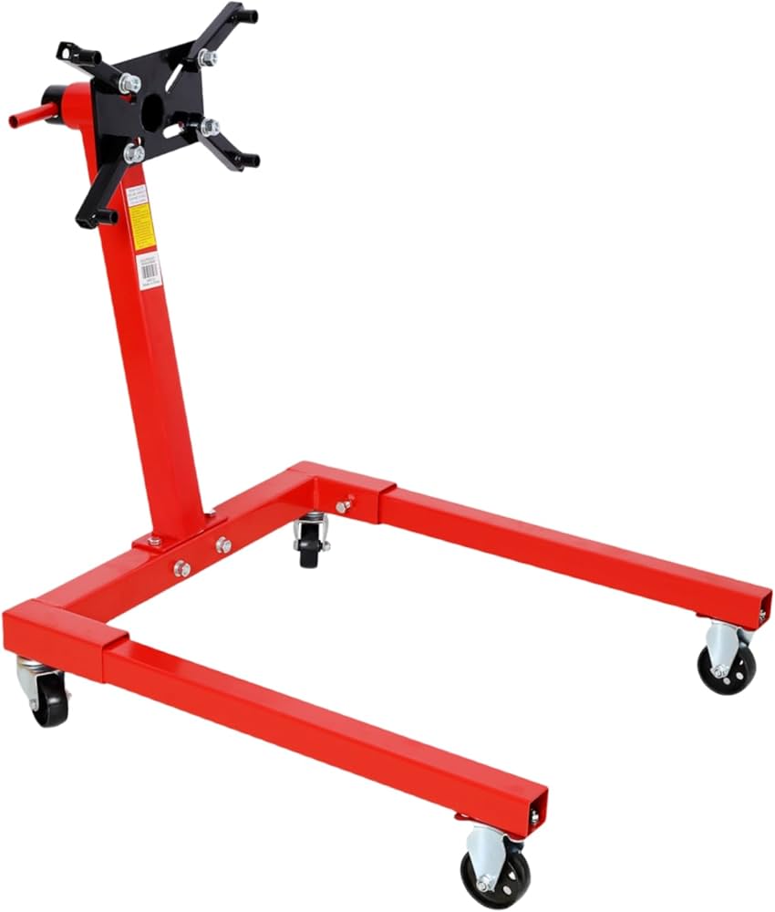 СТОЙКА ЗА ДВИГАТЕЛ 567кг 1250LBS с 4БРОЯ КОЛЕЛА - Image 4