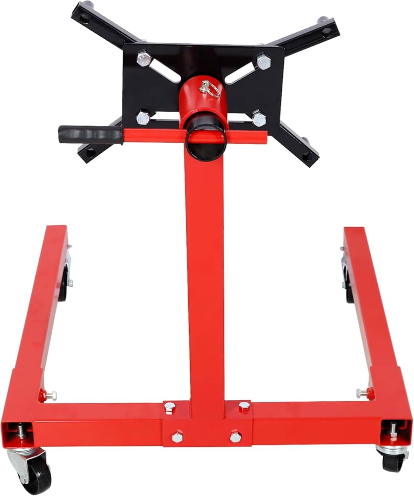 СТОЙКА ЗА ДВИГАТЕЛ 567кг 1250LBS с 4БРОЯ КОЛЕЛА - Image 2