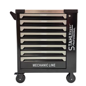 ПРОФЕСИОНАЛЕН ШКАФ ЗА ИНСТРУМЕНТИ - 8 ПЪЛНИ ЧЕКМЕДЖЕТА, 293 ЧАСТИ STAHLMAYER MECHANIC LINE