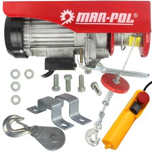 ЕЛЕКТРИЧЕСКА ВЪЖЕНА ЛЕБЕДКА 300 / 600 КГ 12 М 1200W MAR-POL